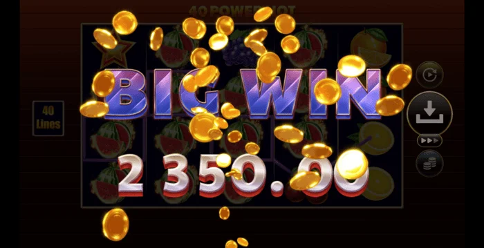 Gros gain 40 Power Hot Coin Boost